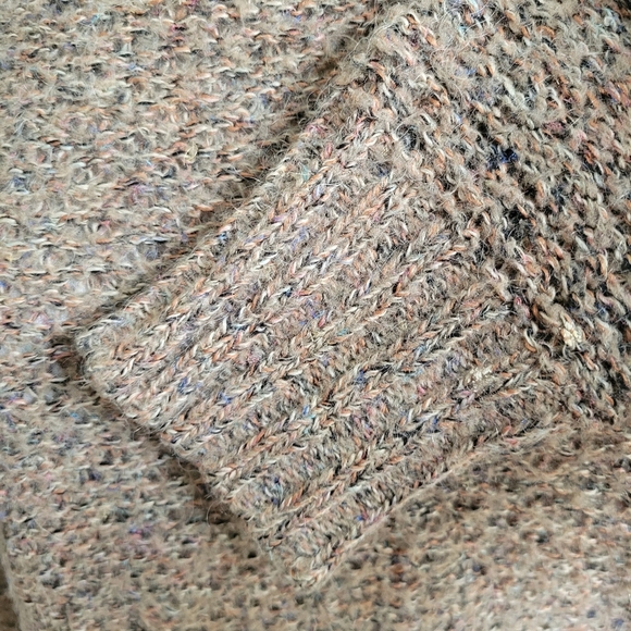 Vintage Anne Klein Sweater •Boucle Knit• Dark Tan • Minimalist • Small - Picture 4 of 7